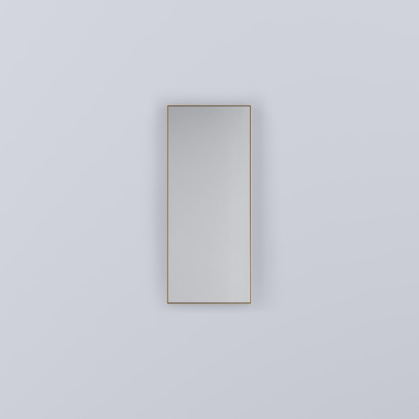 CIELO Miroir Argo Installation Murale Bronze Brossé 40x5x95cm