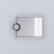 CIELO Miroir Réversible Polifemo Avec Lampe LED Noir Mat 90x7x60cm