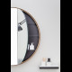 CIELO Round Box 90 Armoire De Toilette Ronde Bronze Brossé Ø90x12cm