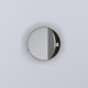 CIELO Round Box 75 Armoire De Toilette Ronde Bronze Brossé Ø75x12cm