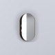 CIELO Oval Box Armoire De Toilette Avec Miroir Ninfea 50x12x88,5cm