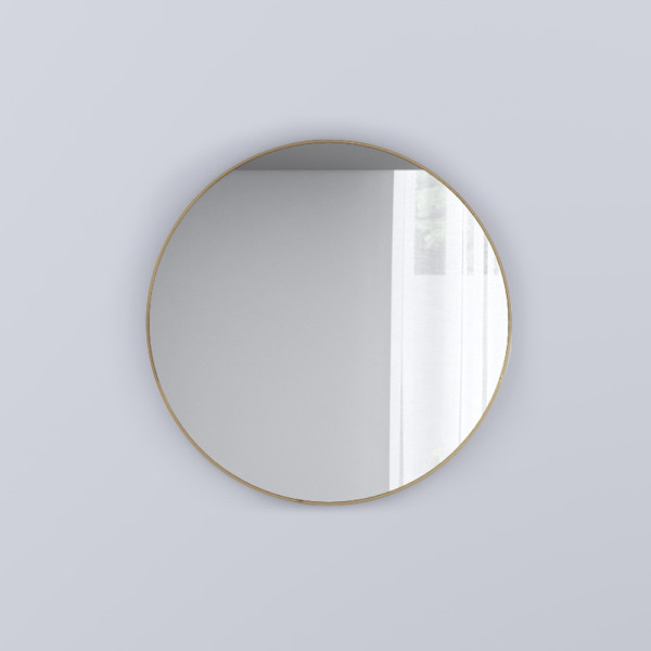 CIELO Miroir Round 120 Bronze Brossé Ø120x4cm