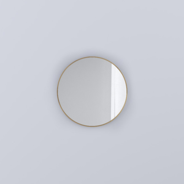 CIELO Miroir Round 75 Bronze Brossé Ø75x4cm