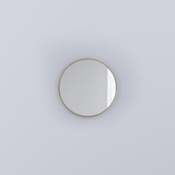 CIELO Miroir Round 60 Bronze Brossé Ø60x4cm