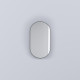 CIELO Miroir Oval Noir Matt 50x4x88,5cm
