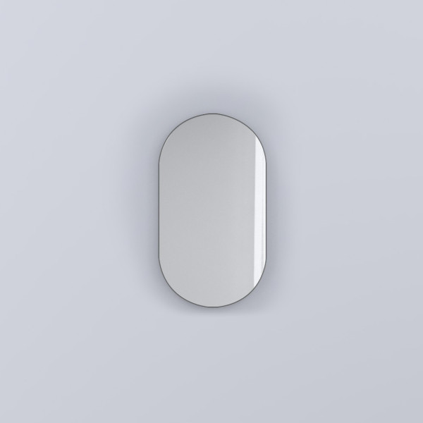 CIELO Miroir Oval Cemento 50x4x88,5cm
