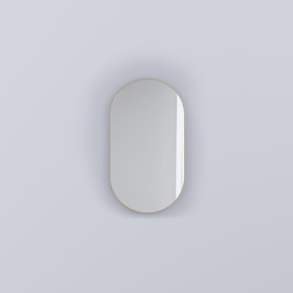CIELO Miroir Oval Bronze Brossé 50x4x88,5cm