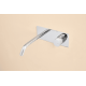 SANYCCES LOOP K MITIGEUR LAVABO PLAQUE 14CM CHROME BRILLANT
