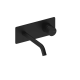 SANYCCES LOOP K MITIGEUR LAVABO AVEC PLAQUE BEC 18CM NOIR MAT