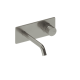 SANYCCES LOOP K MITIGEUR LAVABO AVEC PLAQUE BEC 18CM NICKEL BROSSÉ