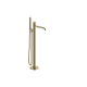 SANYCCES LOOP K ROBINET SUR PIED POUR BAIGNOIRE OR BROSSE