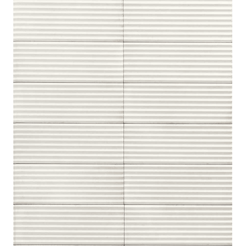 Carrelage effet zellige 7,5 x 20 cm Rice Natural Struttura Pleat Lux - Marazzi