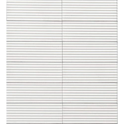 MARAZZI Crogiolo Rice Bianco Struttura Pleat lux 7,5x20cm