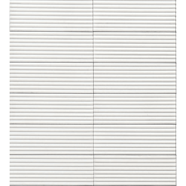 MARAZZI Crogiolo Rice Bianco Struttura Pleat lux 7,5x20cm