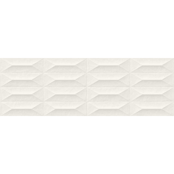 MARAZZI Wall Coverings Colorplay White Struttura Cabochon 30x90cm