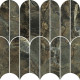 MARAZZI Marble Look Allmarble Verde Borbogna Lux Mosaico Ventaglio 29,8x29,8cm