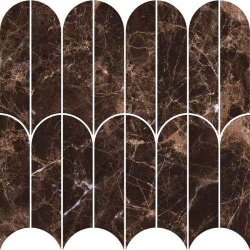 MARAZZI Marble Look Allmarble Emperador Lux Mosaico Ventaglio 29,8x29,8cm