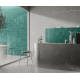 MARAZZI Carrelage Crogiolo Lume Emerald structure 3D Swing lux 6x24cm