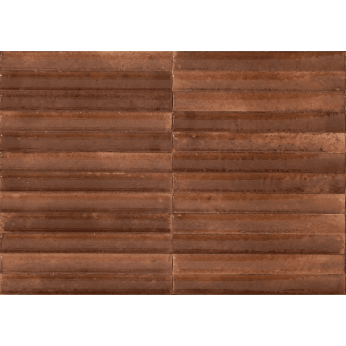 MARAZZI Carrelage Crogiolo Lume Caramel structure 3D Swing lux 6x24cm
