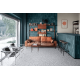 MARAZZI Carrelage Crogiolo Lume Blue structure 3D Rake lux 6x24cm