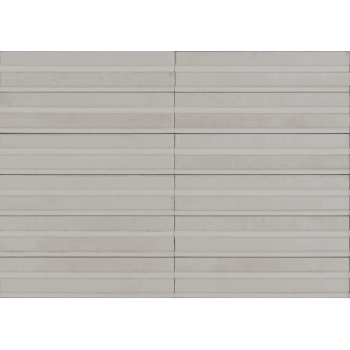 MARAZZI Carrelage Crogiolo Lume Off White structure 3D Rake lux 6x24cm