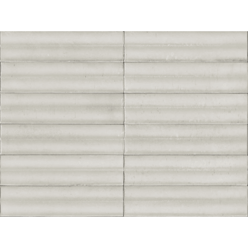 MARAZZI Carrelage Crogiolo Lume Off White structure 3D Swing lux 6x24cm