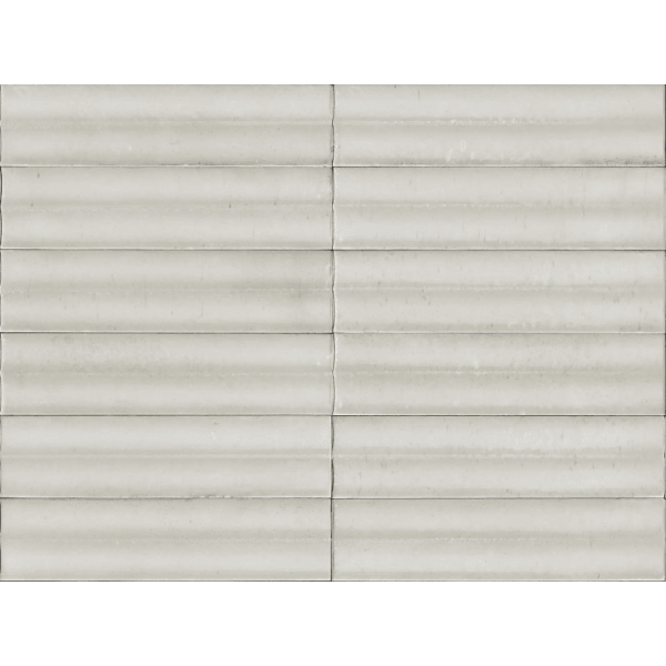 MARAZZI Carrelage Crogiolo Lume Off White structure 3D Swing lux 6x24cm