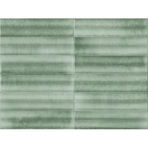 MARAZZI Carrelage Crogiolo Lume Turquoise structure 3D Swing lux 6x24cm