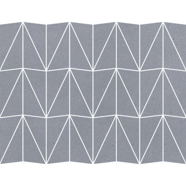 MARAZZI Slow Cold Mosaico Trianglo Piombo Rectifié 29x39cm