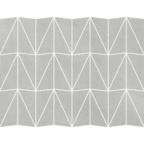 MARAZZI Slow Cold Mosaico Trianglo Cromo Rectifié 29x39cm