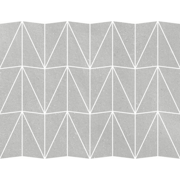 MARAZZI Slow Cold Mosaico Trianglo Cromo Rectifié 29x39cm