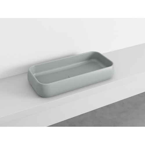 SHUI Lavabo Rectangulaire à poser sans trop-plein Brina 80X40X15h