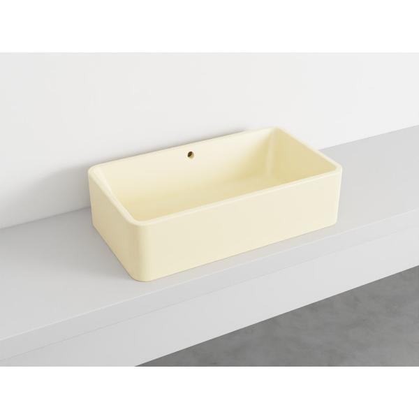 CIELO SHUI COMFORT Vasque à poser avec trop-plein Canapa 75 x 42 x 20 h