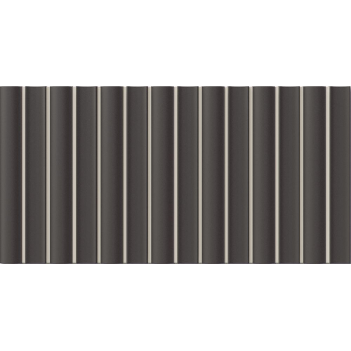 WOW FACES BARS COAL MATT 12,5x25cm (0,406m² par boite)