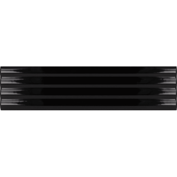 EQUIPE COSTA NOVA ONDA BLACK BRILLANT 5X20CM (0,38m² par boite)