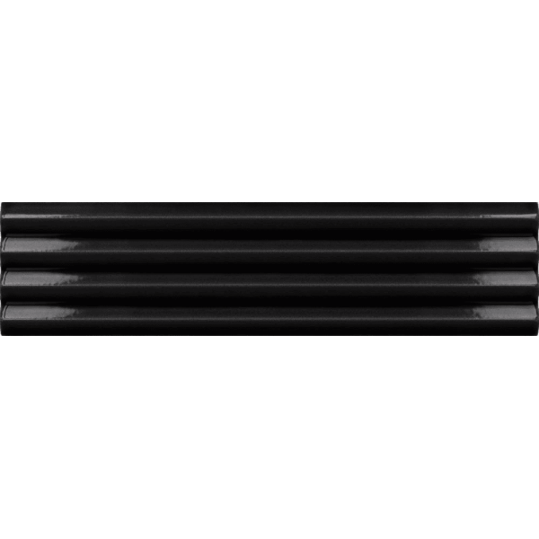 EQUIPE COSTA NOVA PRAIA BLACK BRILLANT 5X20CM (0,38m² par boite)