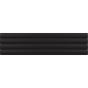EQUIPE COSTA NOVA ONDA BLACK MAT 5X20CM (0,38m² par boite)