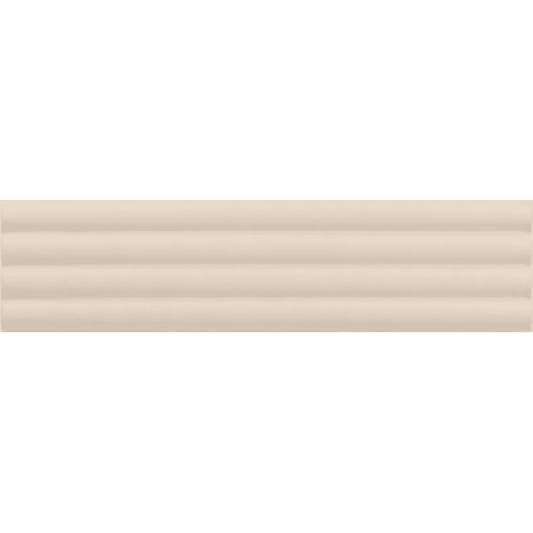 EQUIPE COSTA NOVA ONDA BEIGE PALE MAT 5X20CM (0,38m² par boite)