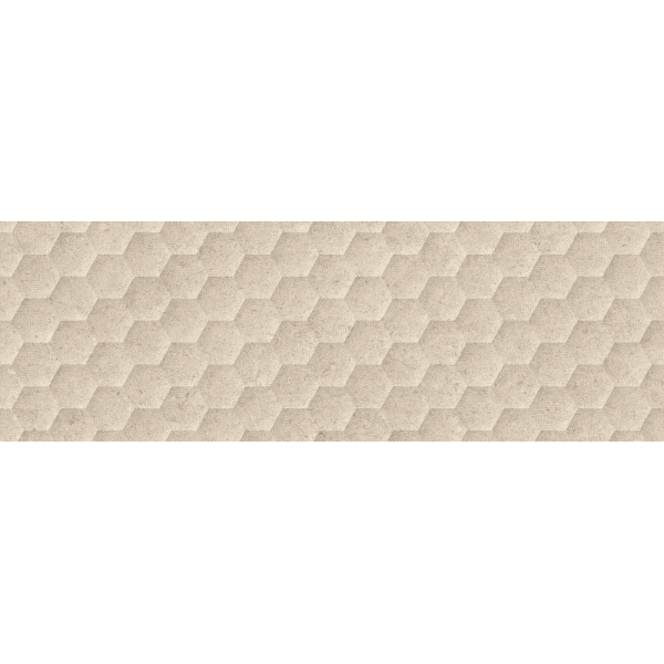 LIVING CERAMICS Bera&Beren Beren Biscuit Ductile Reliefs Six 30x90cm (1,07m² par boite)