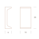 WOW UPN INOUT COTTO 6X20X10CM