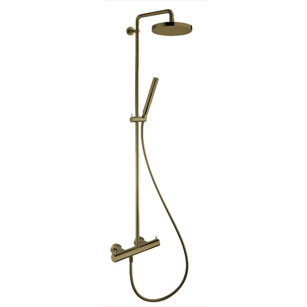 ONDYNA TRIVERDE Colonne de Douche Thermostatique OR BROSSÉ TV48696P