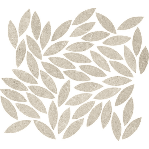 MARAZZI Mystone Limestone Sand Mosaico Foglie 34,2x38cm