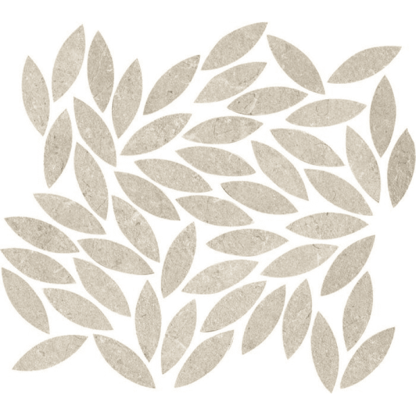 MARAZZI Mystone Limestone Sand Mosaico Foglie 34,2x38cm