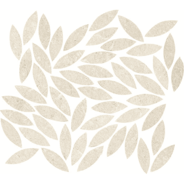MARAZZI Mystone Limestone Ivory Mosaico Foglie 34,2x38cm