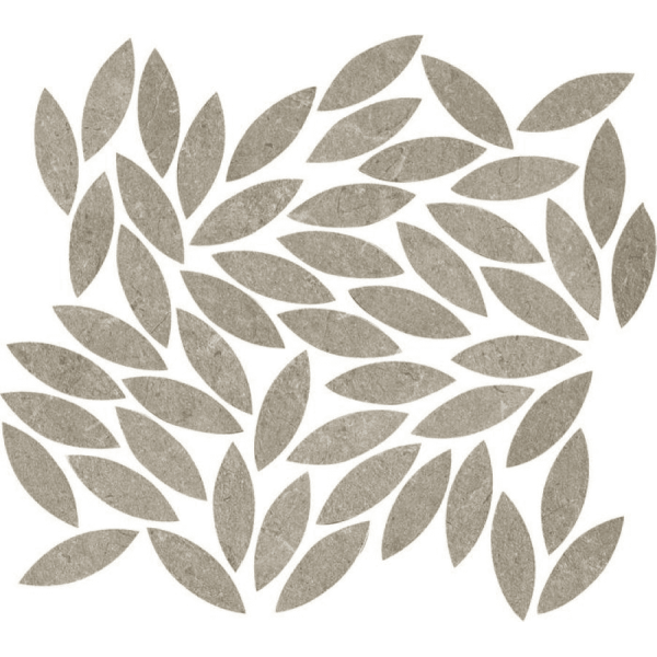 MARAZZI Mystone Limestone Taupe Mosaico Foglie 34,2x38cm