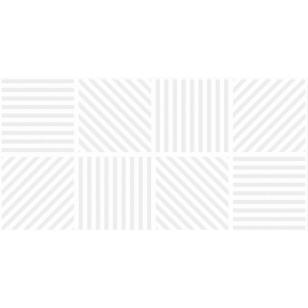 MYTHAGE BLANC BRILLANT DECOR MEMPHIS 30x60cm