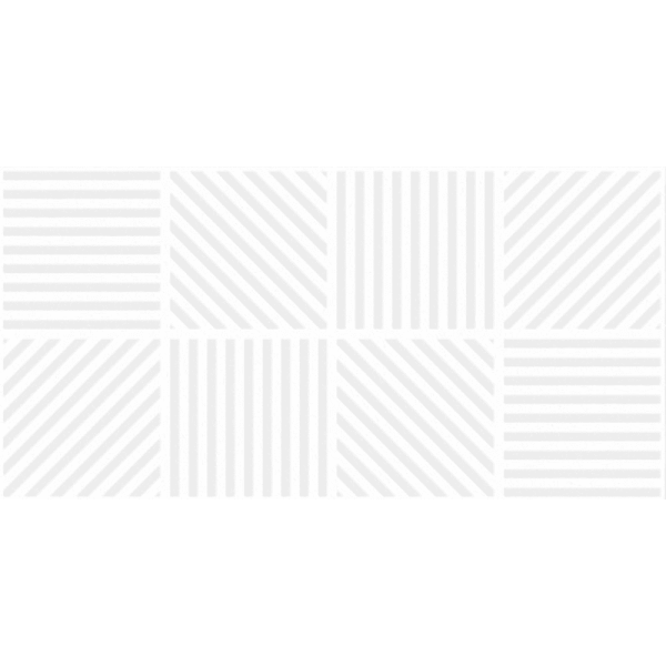 MYTHAGE BLANC MAT DECOR MEMPHIS 30x60cm