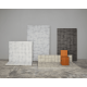 MUTINA Aurore Light Grey Grid S 20,5x20,5cm