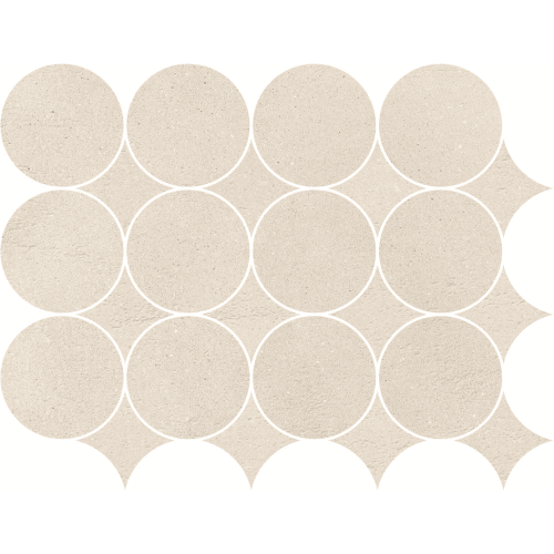 MARAZZI Concrete Look Slow Pomice Mosaico Circolare 32,1x41,6cm