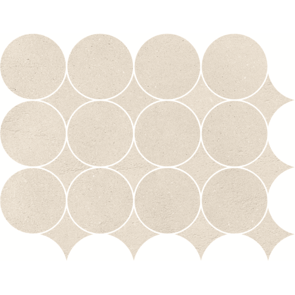 MARAZZI Concrete Look Slow Pomice Mosaico Circolare 32,1x41,6cm
